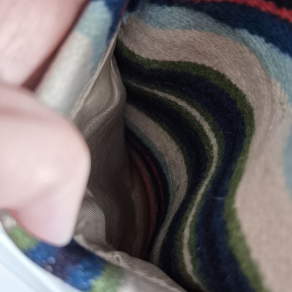 Pendleton La Grande Southwestern Coat Size Large Vintage Inspired Wool Stripe - Picture 5 of 13